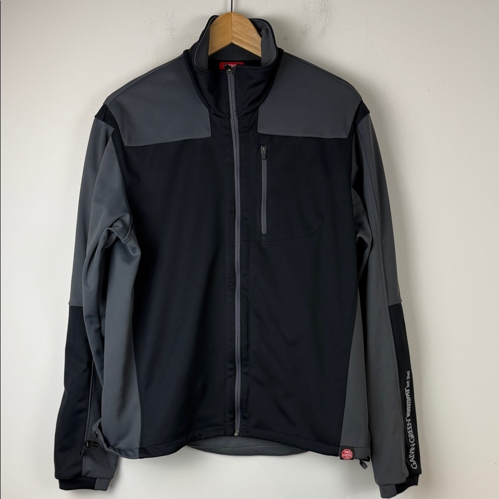 Galvin Green Men's Black and Gray Windstopper Performance Jacket